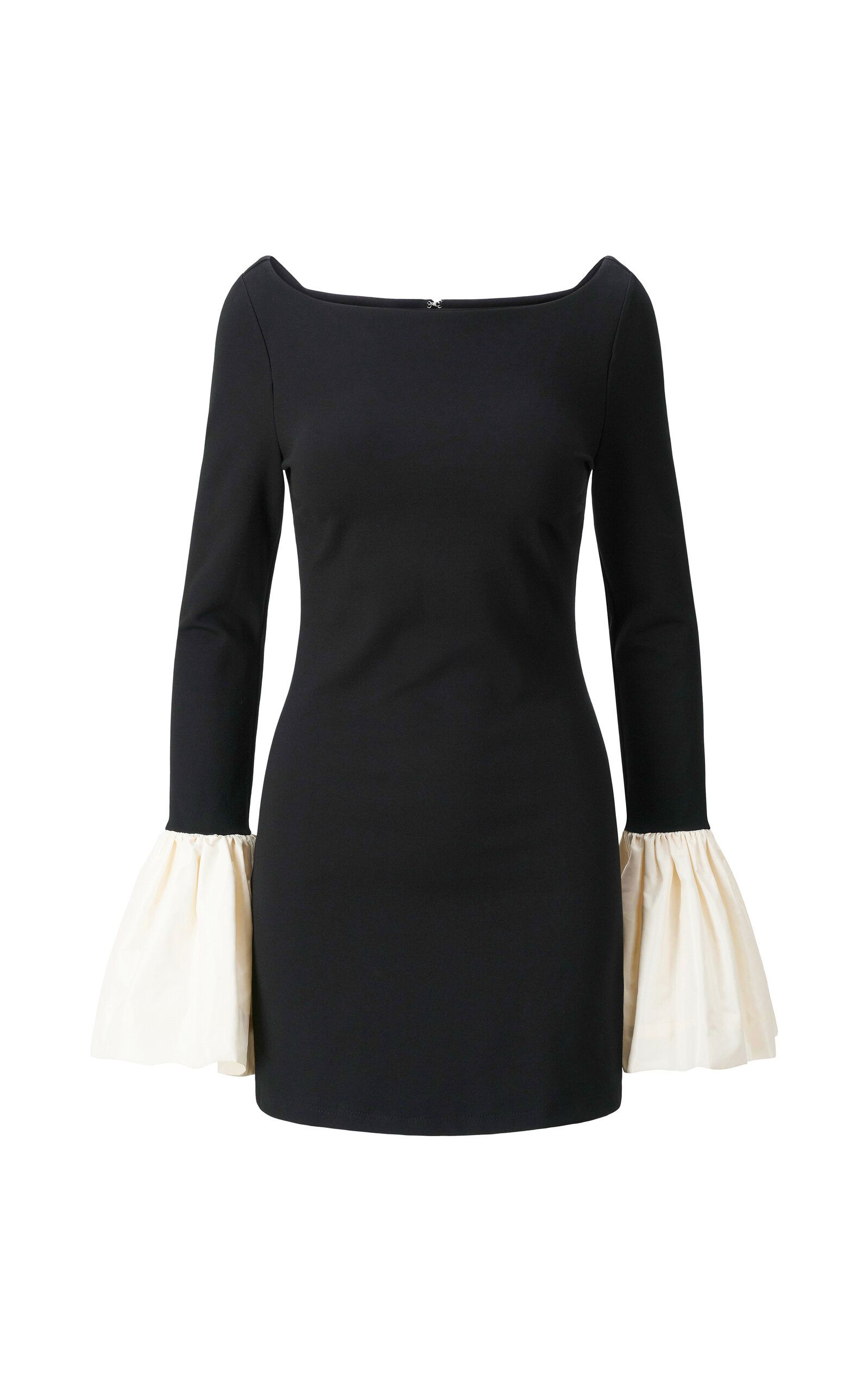 Hawthorn Taffeta-Trimmed Ponte Mini Dress | Moda Operandi (Global)