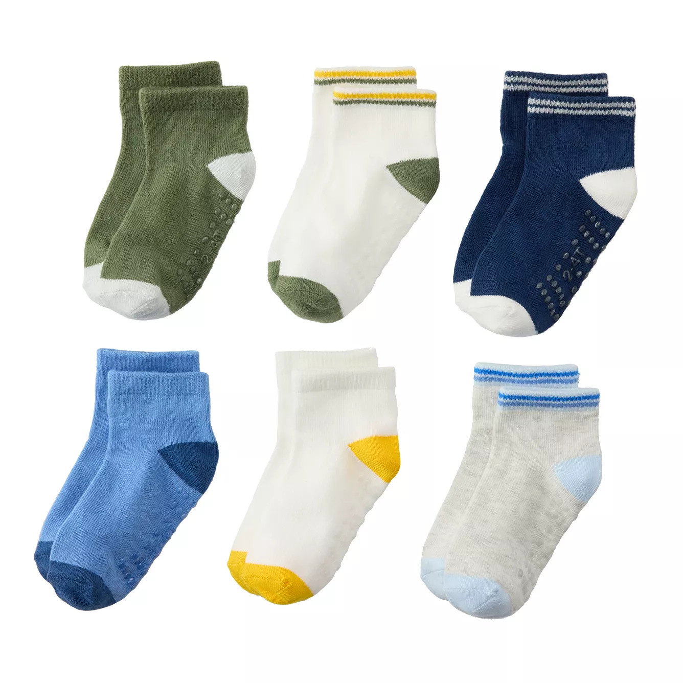 Baby & Toddler Boy Jumping Beans® 6-pk. Ankle Socks | Kohl's