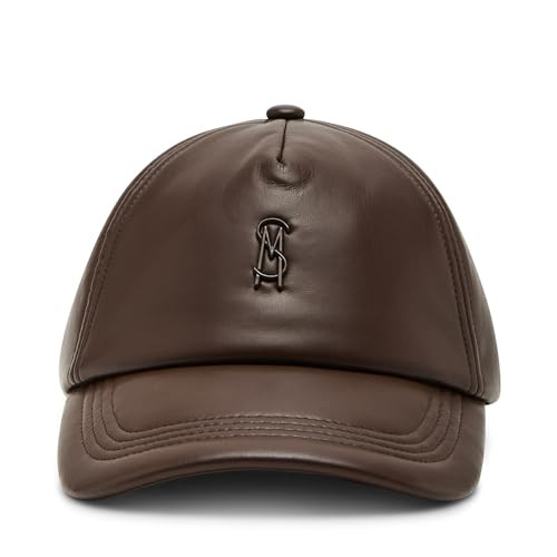 STEVE MADDEN Women's Soft Faux Leather BB Cap, Chocolate | Amazon (US)