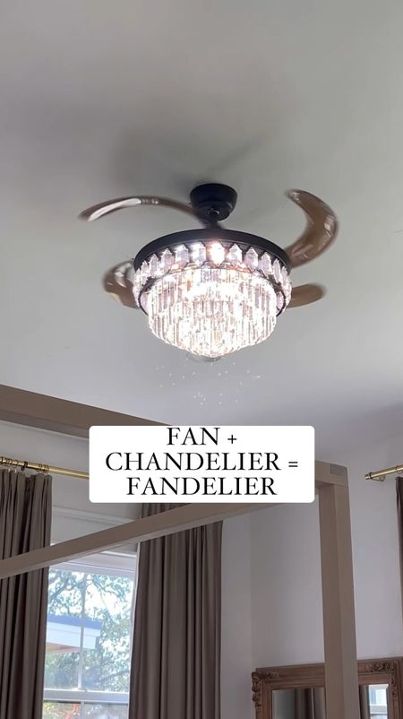The most amazing fan chandelier 