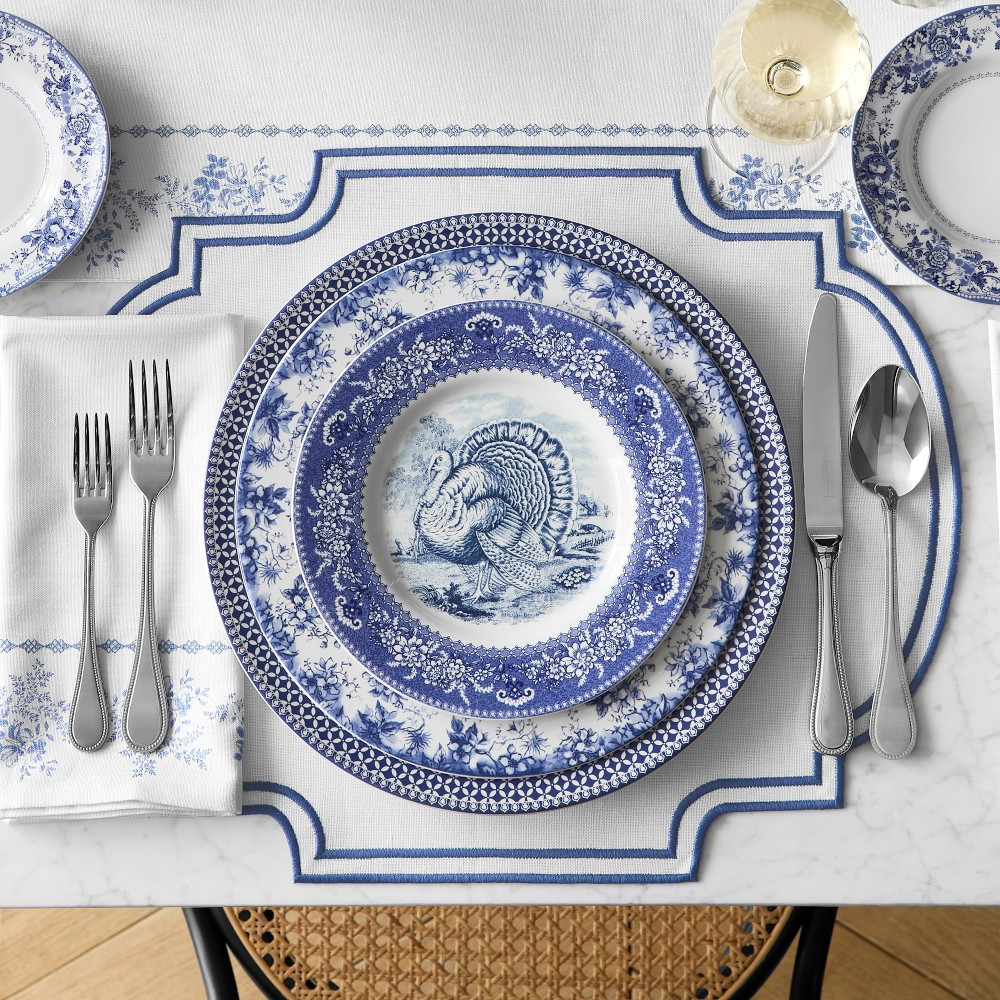 English Floral Turkey Salad Plates | Williams-Sonoma