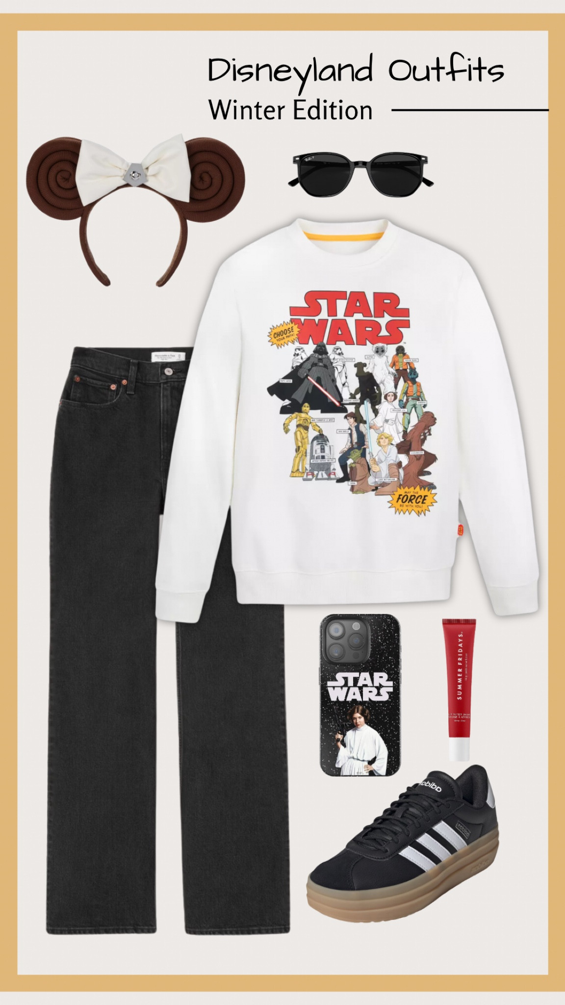 Cozy up with the Force this winter! ✨❄️ This Star Wars sweater and matching accessories are perfect for chilly Disney days or galactic adventures. Shop my winter Star Wars-inspired look on LTK! 💫 #DisneyStyle #StarWarsFashion #WinterOutfitInspo

#LTKFamily #LTKTravel