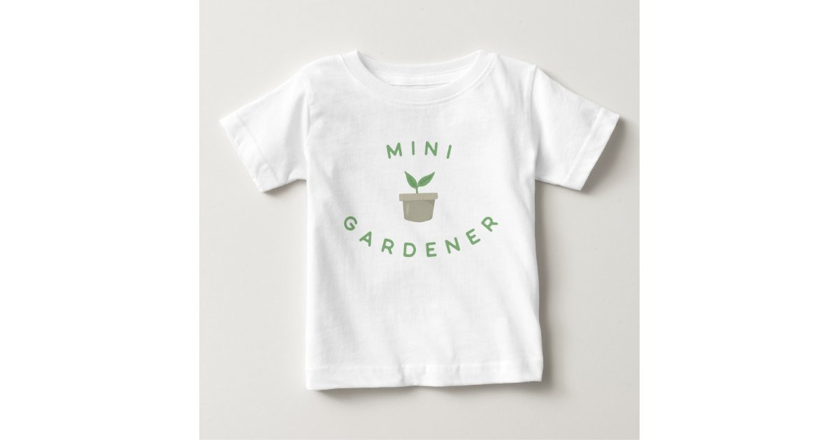 Mini Gardener Tshirt | Zazzle