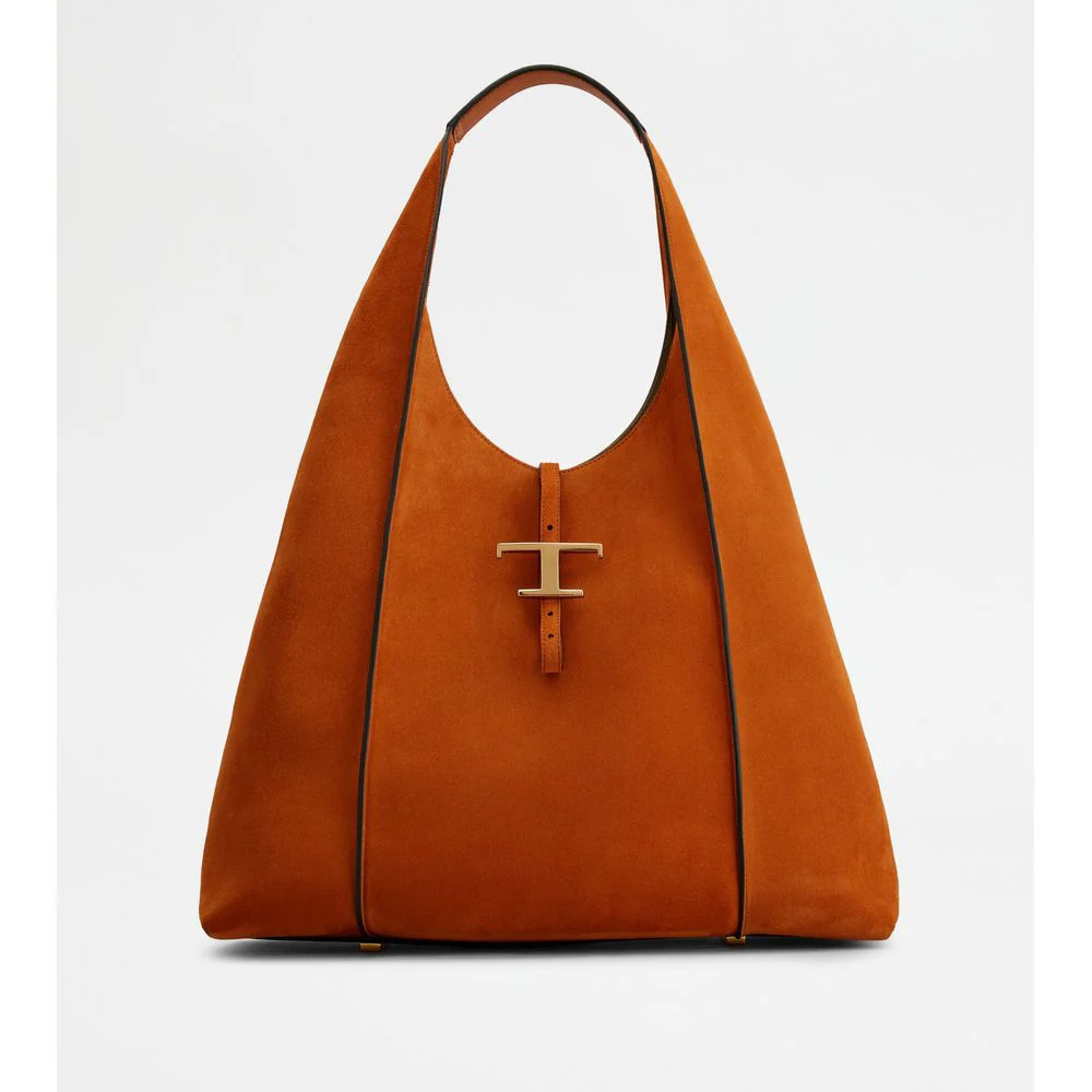 T Timeless Hobo Bag in Suede Large | Shop Simon