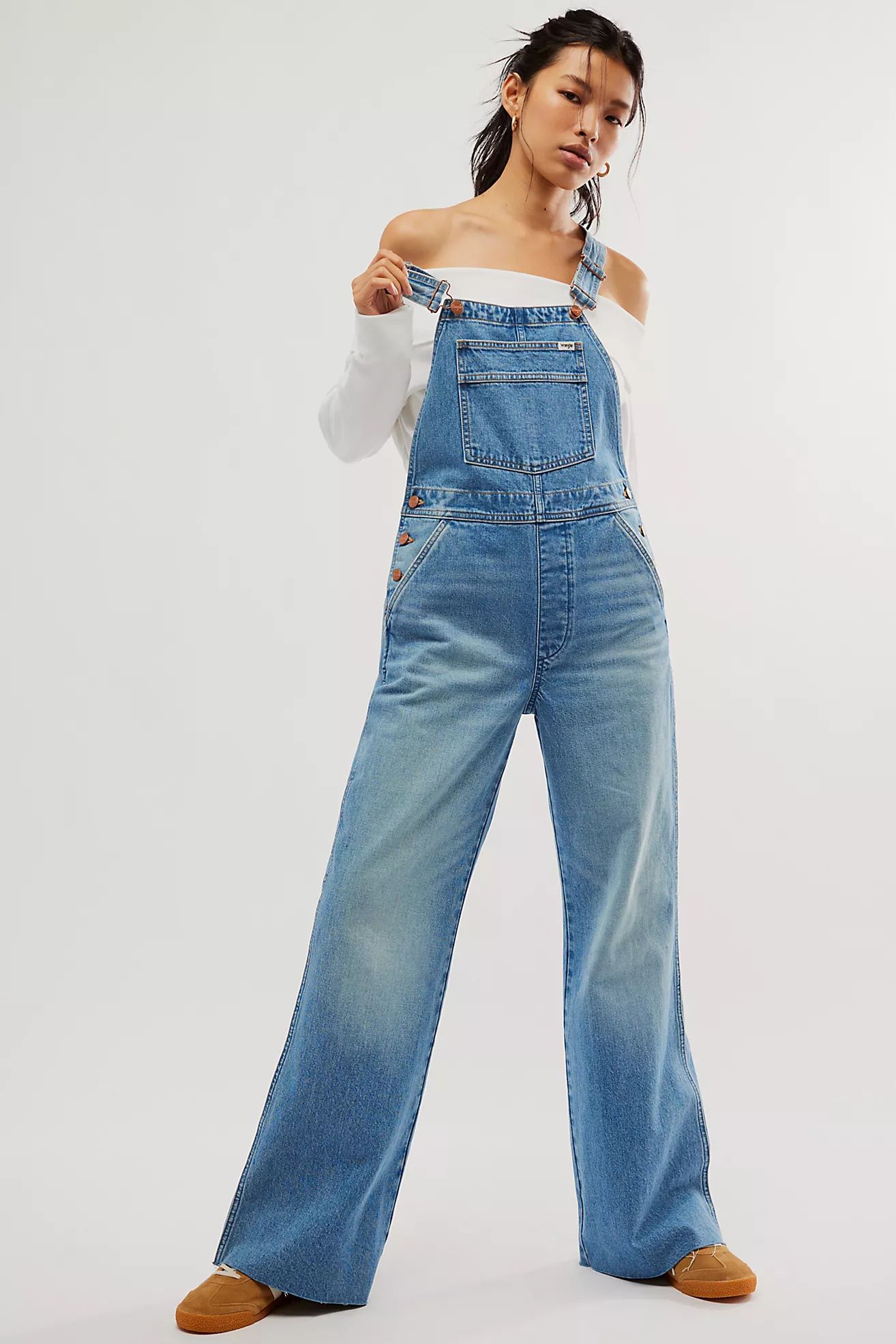 Wrangler Flare Overalls | Free People (Global - UK&FR Excluded)