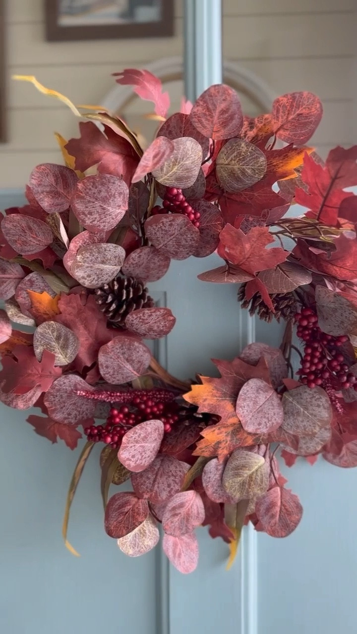 Fall wreath and entry decor

#LTKStyleTip #LTKHome #LTKSeasonal