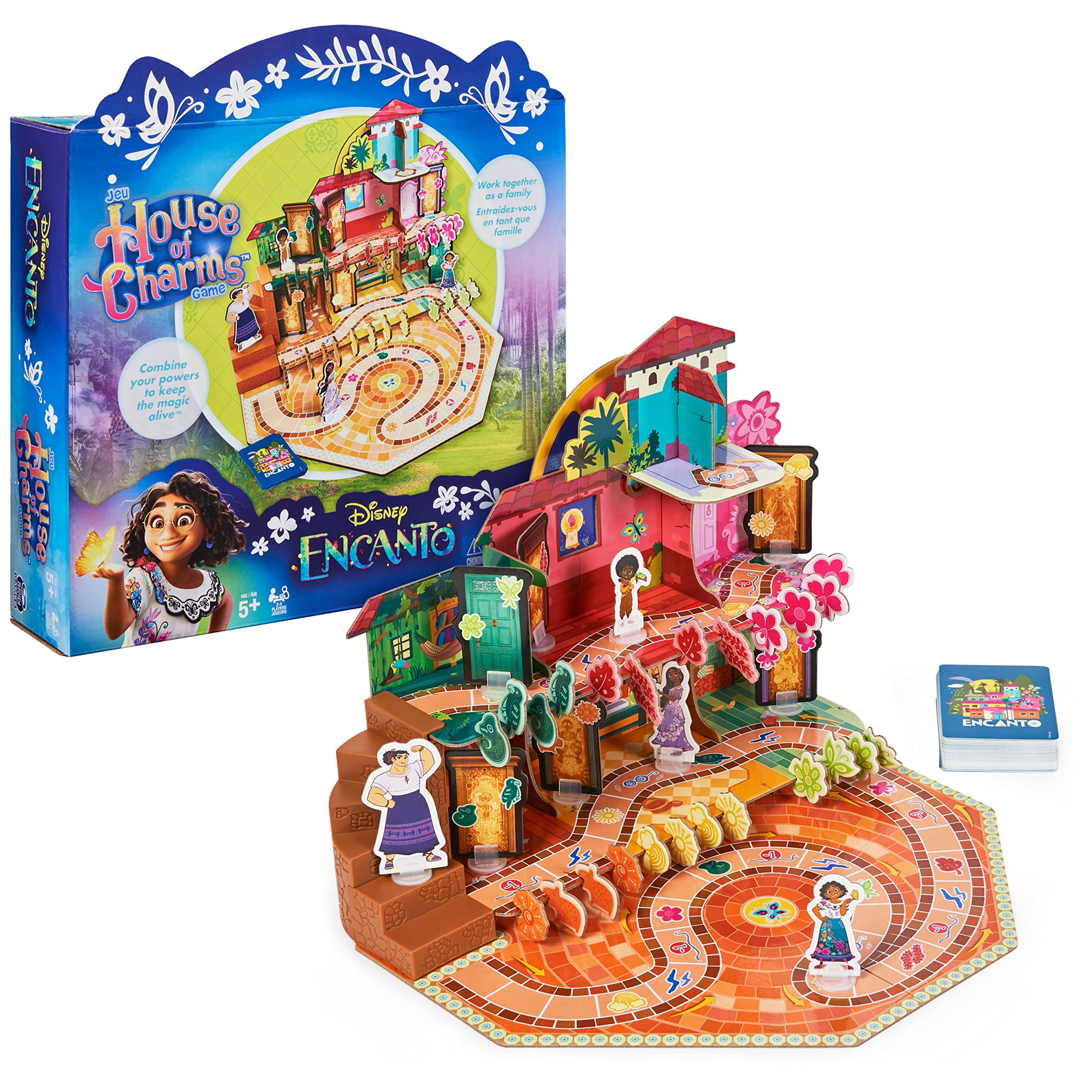 Disney Encanto, House of Charms Cute Easy Family Board Game with Magic Tokens Based on The Movie,... | Amazon (US)