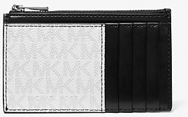 Michael Kors Cooper Slim Signature Logo Zip Wallet | Michael Kors US