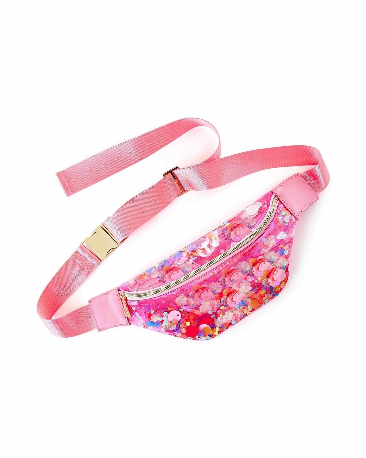 Bring On The Fun Clear Confetti Belt Bag Fanny Pack | Packed Party