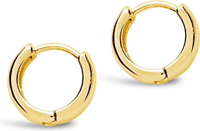 STERLING FOREVER 14K Yellow Gold Plated Sterling Silver Huggie Earrings | Nordstromrack | Nordstrom Rack