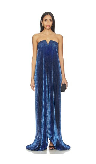 Black Tie Gown in Royal Glitter | Revolve Clothing (Global)
