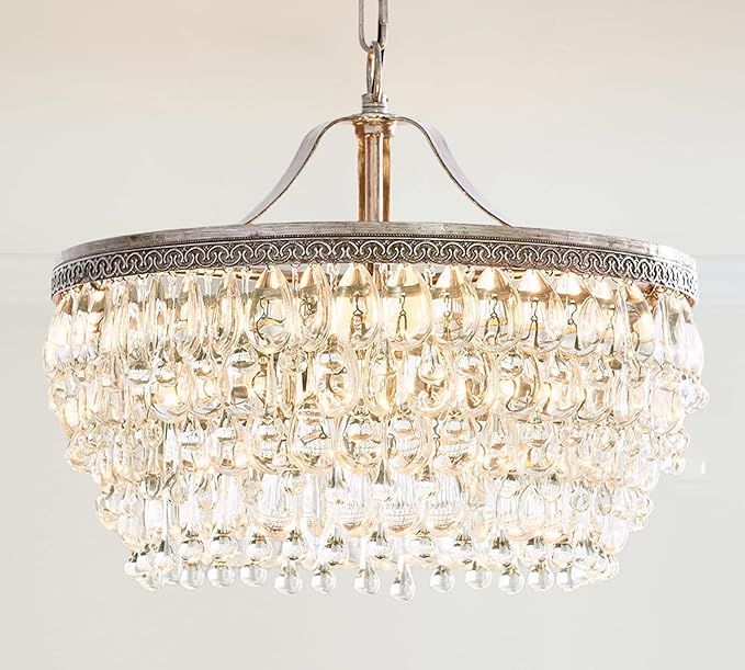 Vintage Crystal Round Chandelier Clarissa Round Chandelier (19") | Amazon (US)