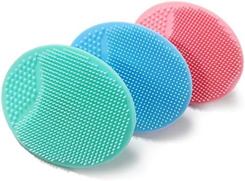 Baby Bath Brush, Baby Cradle Cap Brush, Silicone Massage Brush, Silicone Scrubbers Exfoliator Bru... | Amazon (US)