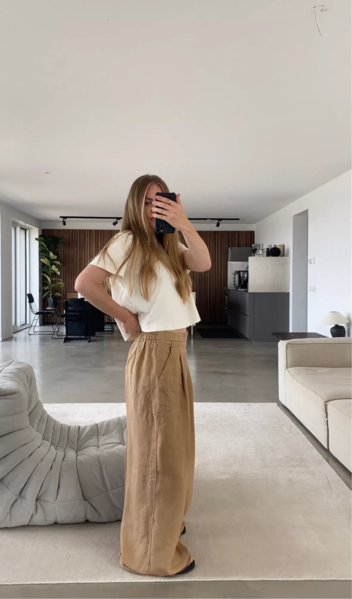 Worth A Shot Brown Suede Flare … curated on LTK in 2024  Wide leg pants  outfit, Flared pants outfit, Tan pants outfit
