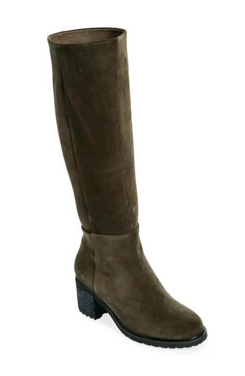 Chocolat Blu Ninna Knee High Boot in Olive Suede at Nordstrom, Size 10Us | Nordstrom