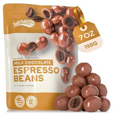 Snackathon Milk Chocolate Covered Espresso Beans | Target