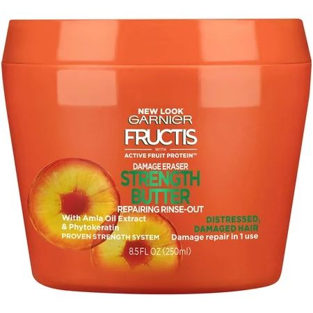 Fructis Damage Eraser Strength Reconstructing Butter Hair Mask For Distressed, Damaged Hair, 8.5 fl  | Walmart (US)