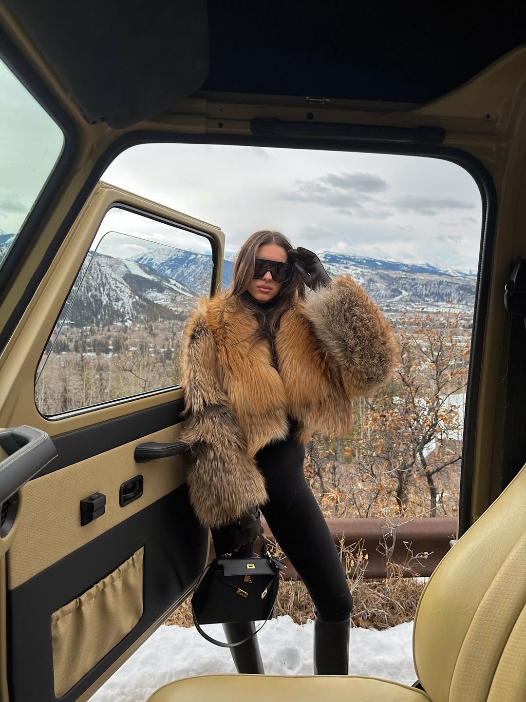 Faux fur all over Aspen 🤎

#LTKootd
