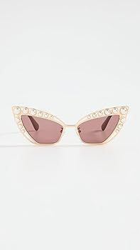 Lele Sadoughi Women's Elton Cat Eye Sunglasses | Amazon (US)