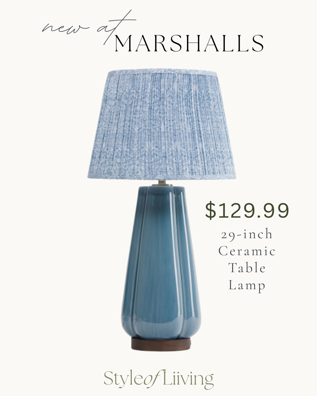 New table lamp at Marshalls! 29 inch ceramic table lamp.
#tablelamp #lighting #marshalls #tjmaxx #homedecor 

 #LTKSeasonal #LTKHome #LTKSaleAlert