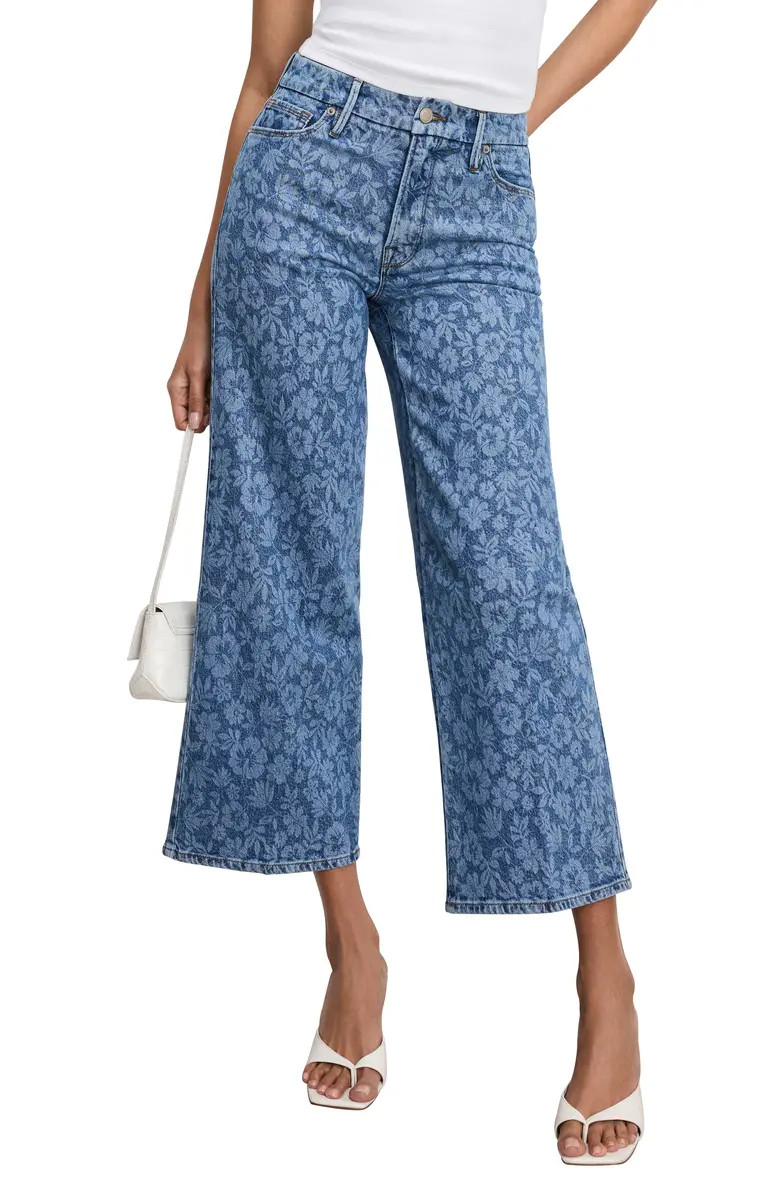 Good Waist High Waist Crop Palazzo Jeans | Nordstrom Rack