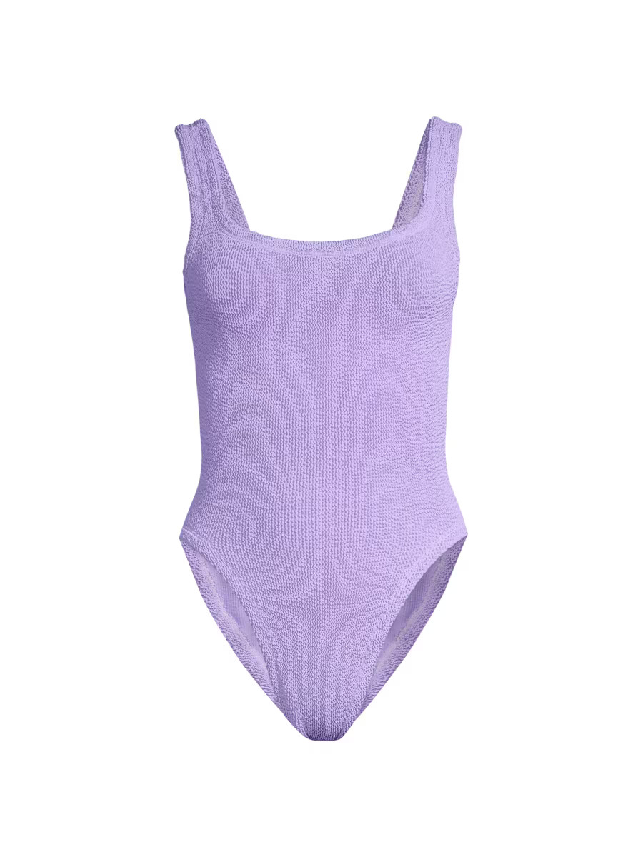 Crinkle One-Piece Swimsuit | Saks Fifth Avenue