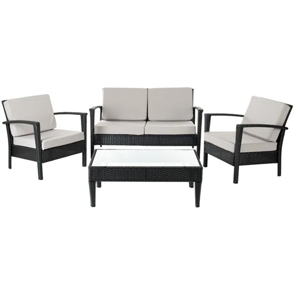 4 - Person Seating Group with Cushions | Wayfair North America