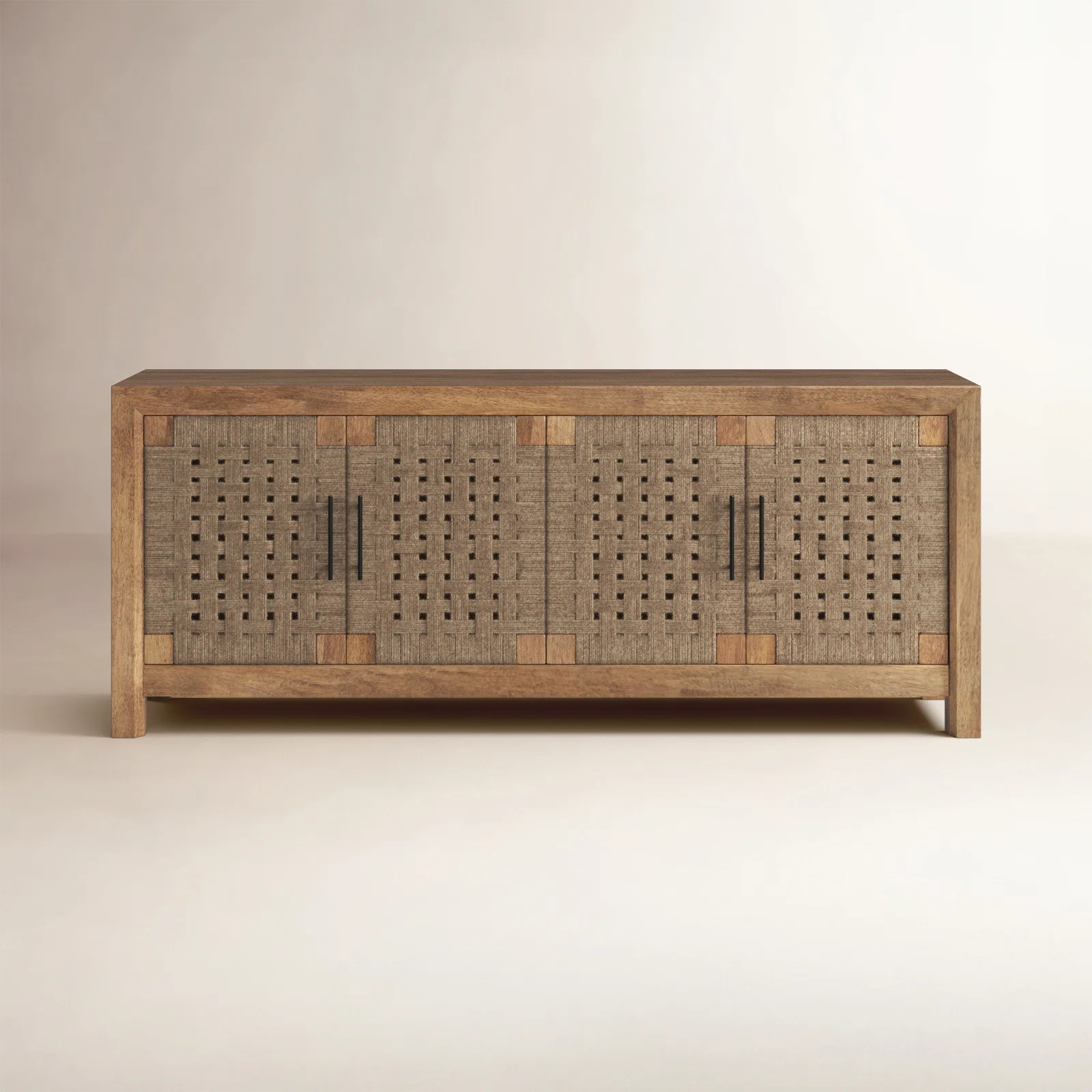Wood Four Door Credenza | Wayfair North America