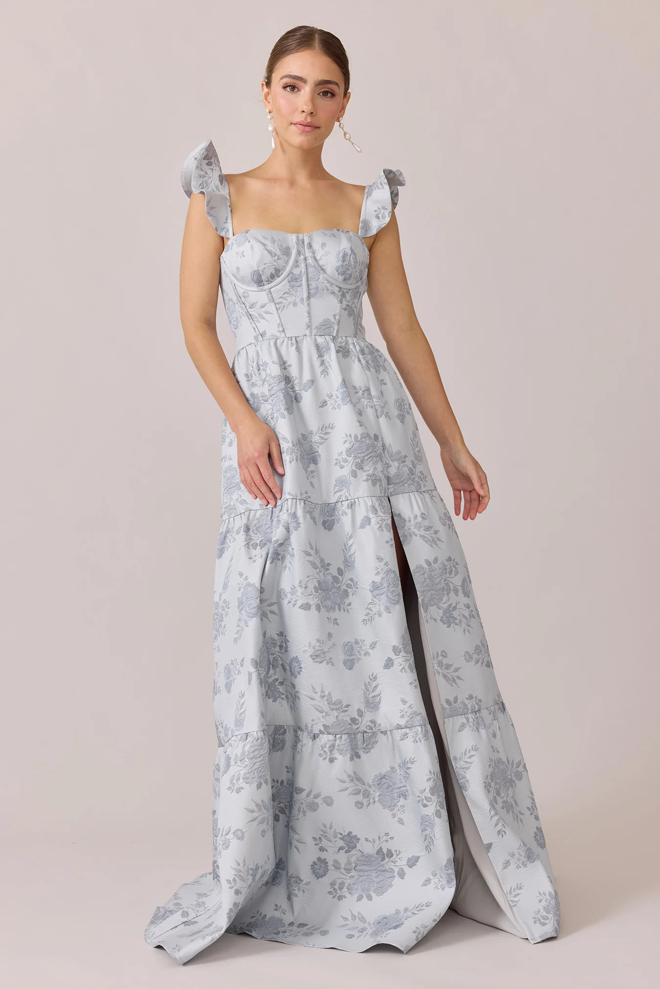 Violet Jacquard Dress | Revelry