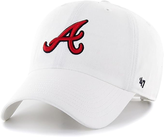 47 MLB Unisex-Adult White/Team Color Clean Up Adjustable Hat Cap - One Size | Amazon (US)