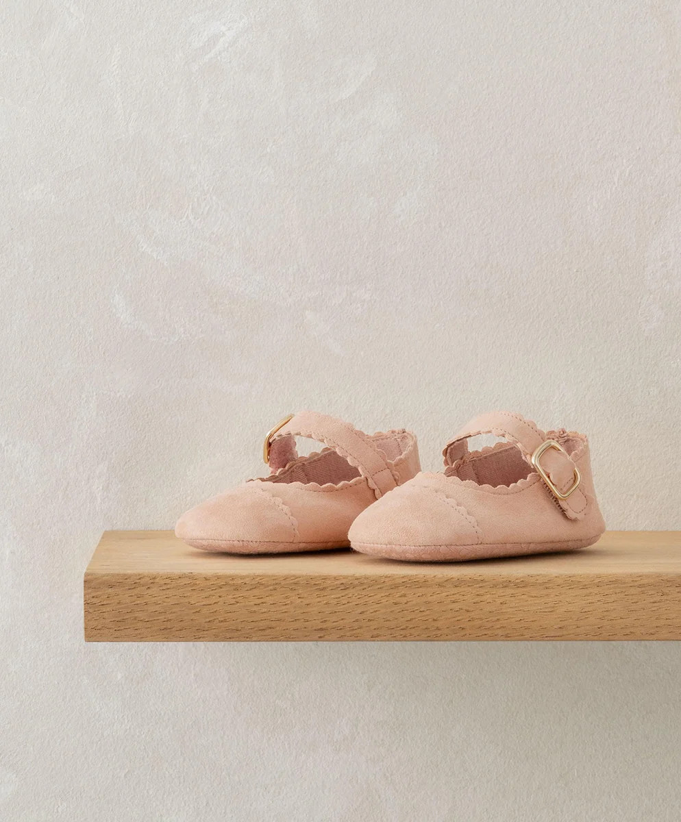 Scallop Pram Shoes - Pink | Mamas & Papas