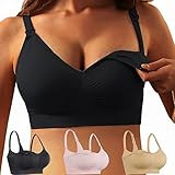 iloveSIA 3Pack Nursing Bra for Women Ultra Comfort Breastfeeding Bralette Maternity Pregnancy Bra... | Amazon (US)