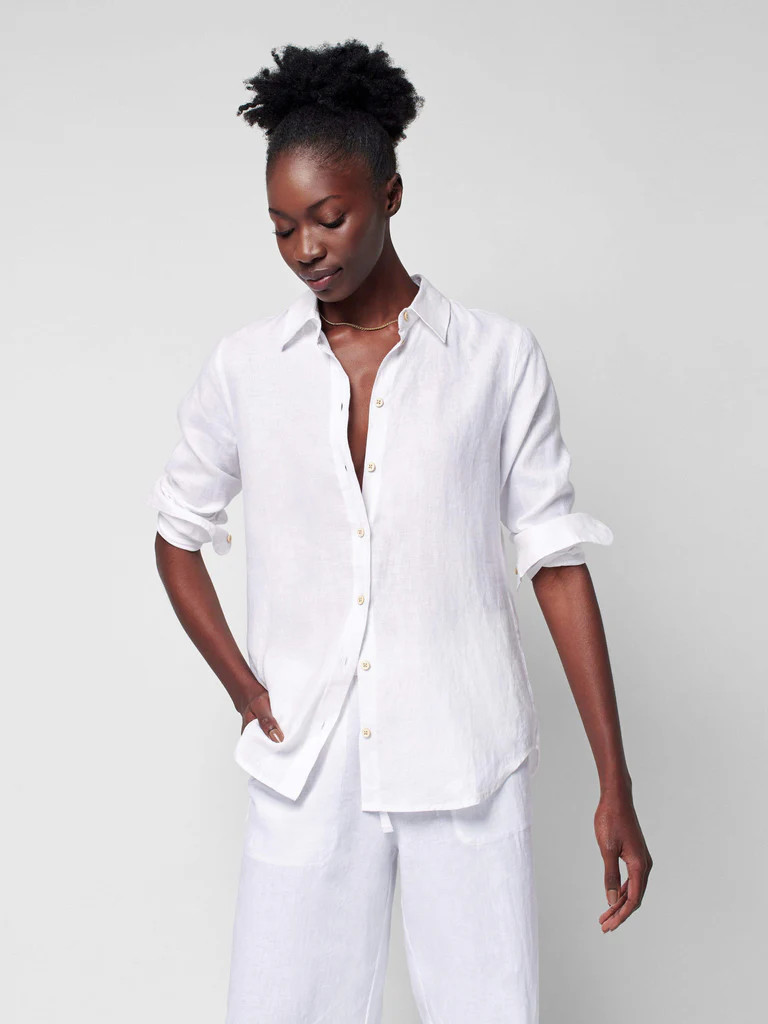 Summer Sands Linen Relaxed Shirt | Faherty
