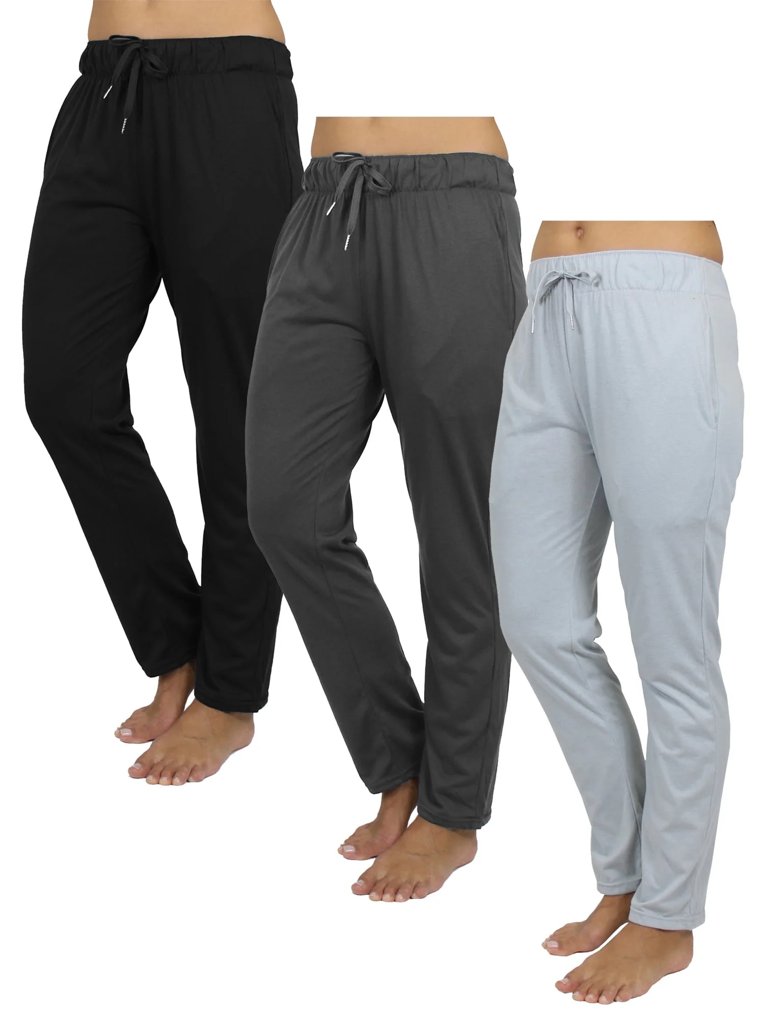 Women's 3-Pack Loose Fit Classic Lounge Pants (Sizes, S-3XL) | Walmart (US)