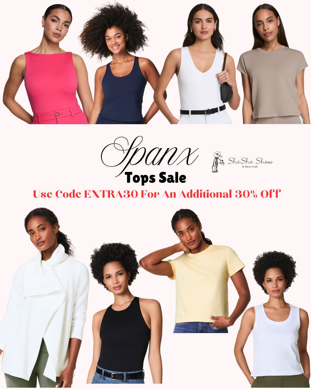  Spanx sale on sale 
Tops, tanks and tees

#LTKOver40 #LTKSaleAlert #LTKFindsUnder100