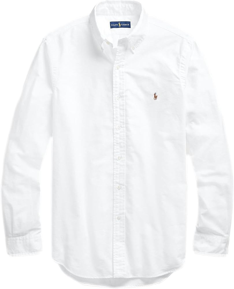 POLO RALPH LAUREN Men's Classic Fit Long Sleeve Oxford Button Down Shirt | Amazon (US)