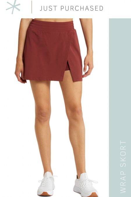 Love this faux wrap skort! The shorts are built in and it’s super stretchy!

#LTKunder100 #LTKstyletip #LTKfit