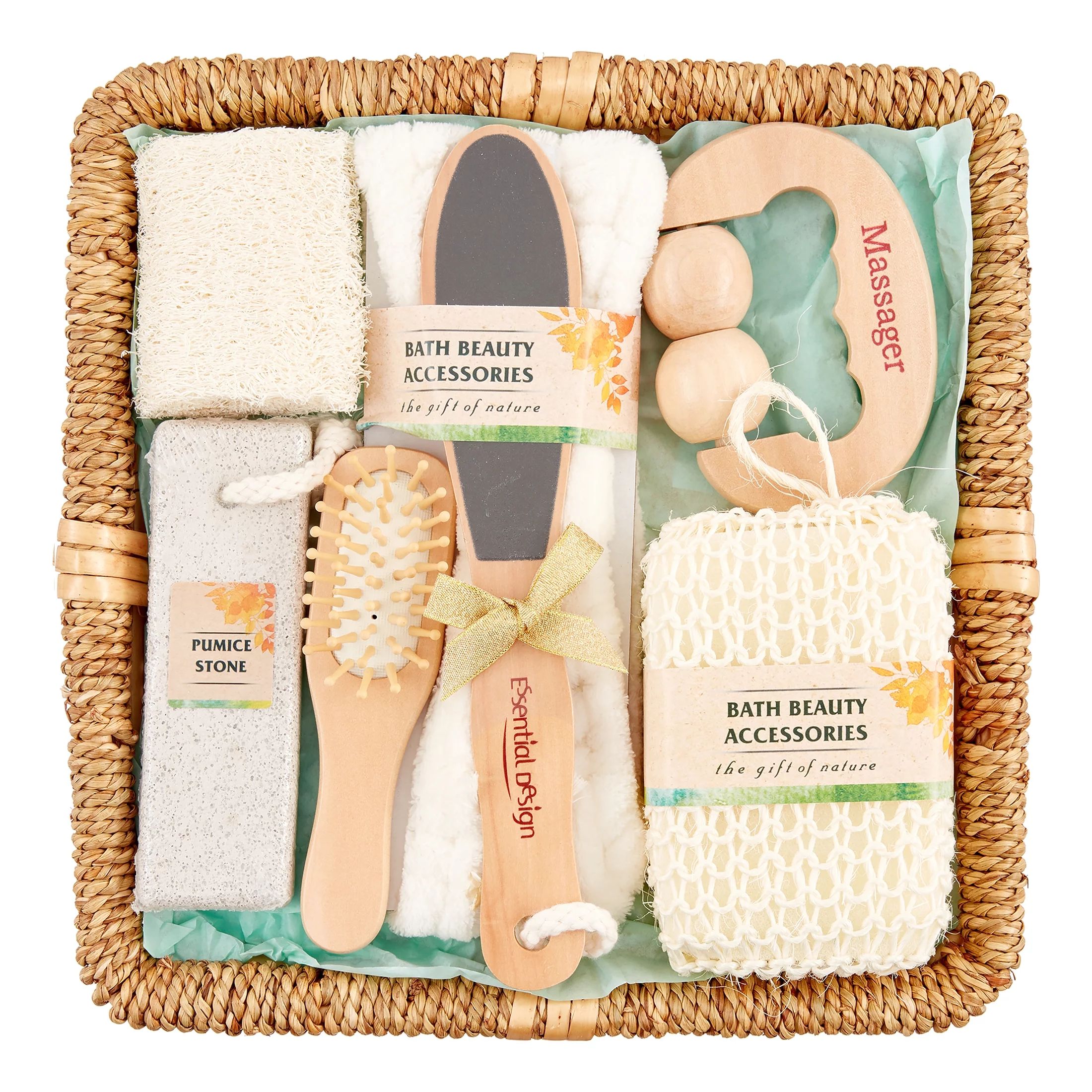 Essential Design Bath Beauty Accessories Gift Set, 7 Pieces | Walmart (US)