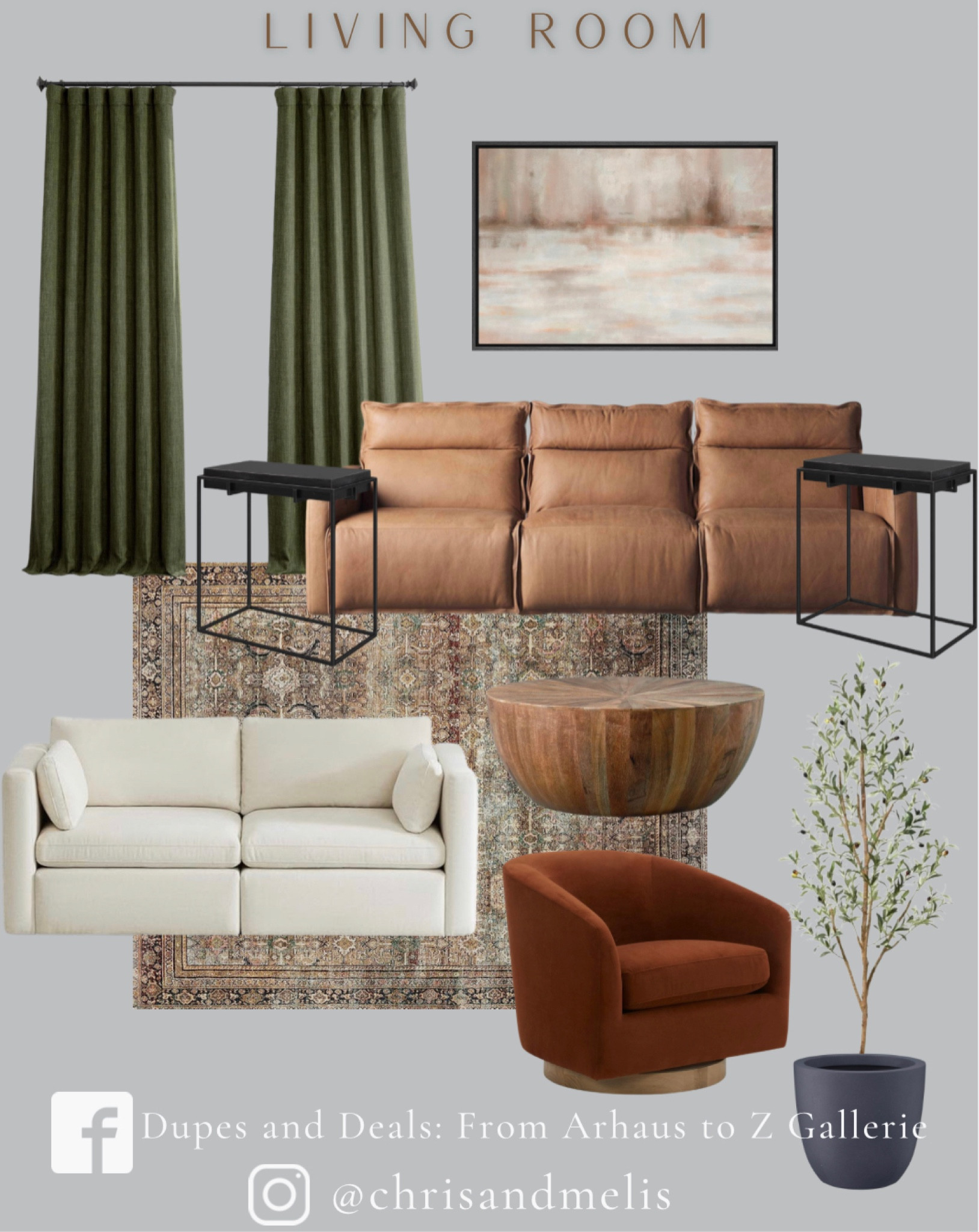 Living room moodboard for Brittny!