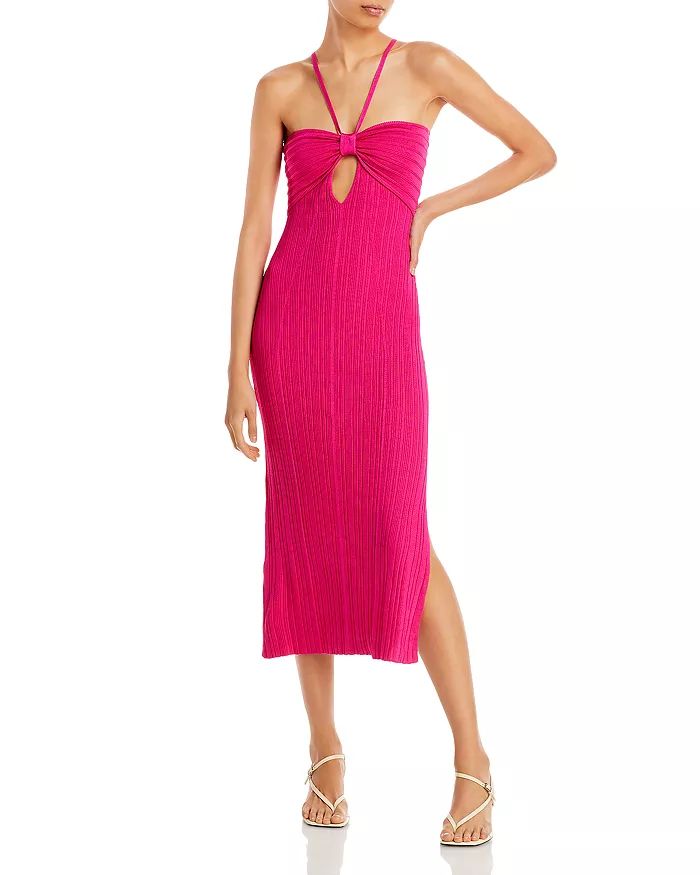 Elfreda Ribbed Knit Midi Dress | Bloomingdale's (US)