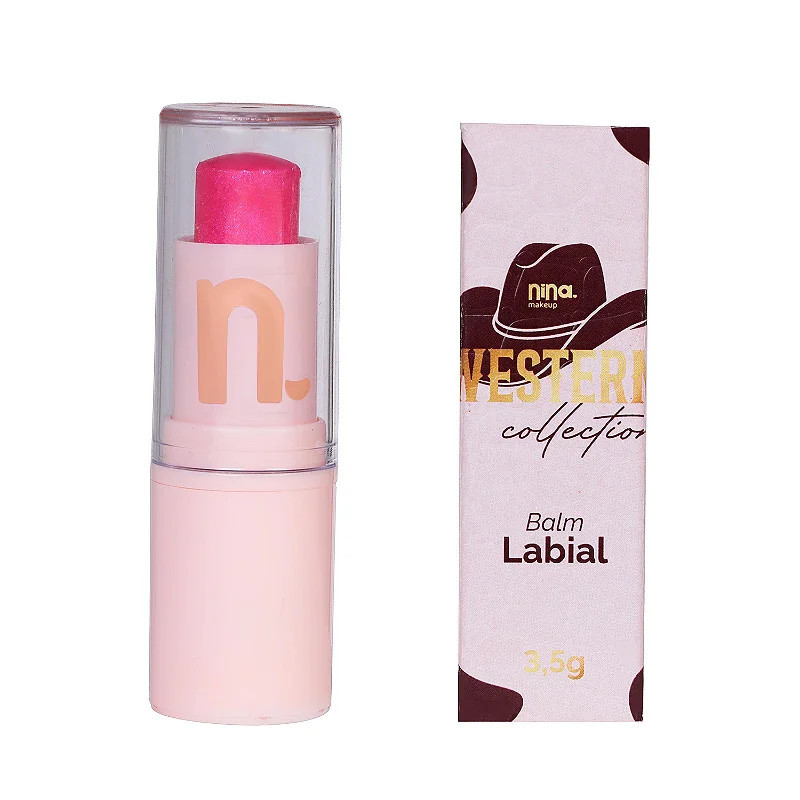 BALM LABIAL GLOW WESTERN - RAINHA DA VAQUEJADA - NINA MAKEUP | Nina Makeup (BR)