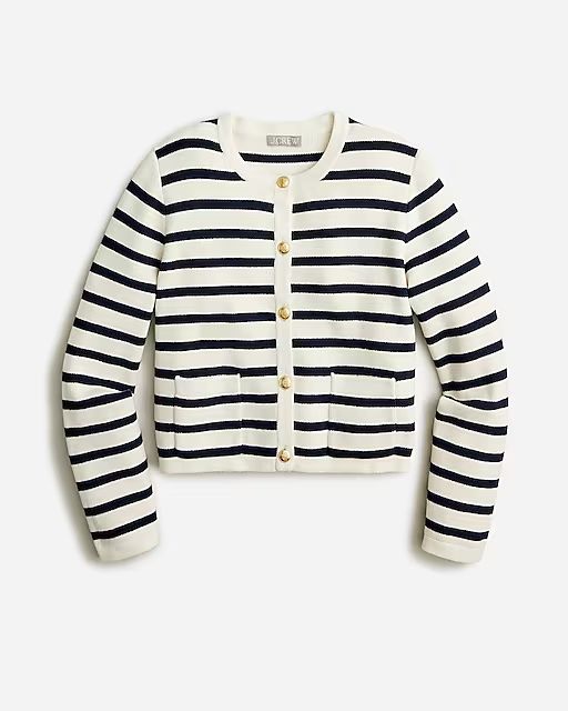 Emilie sweater lady jacket in stripe | J.Crew US