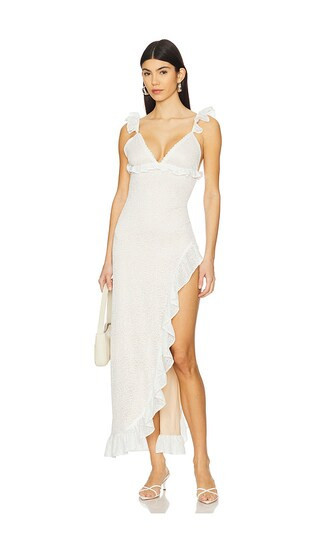 Runaway The Label Orlean Maxi Dress in White. - size M | Revolve Clothing (Global)
