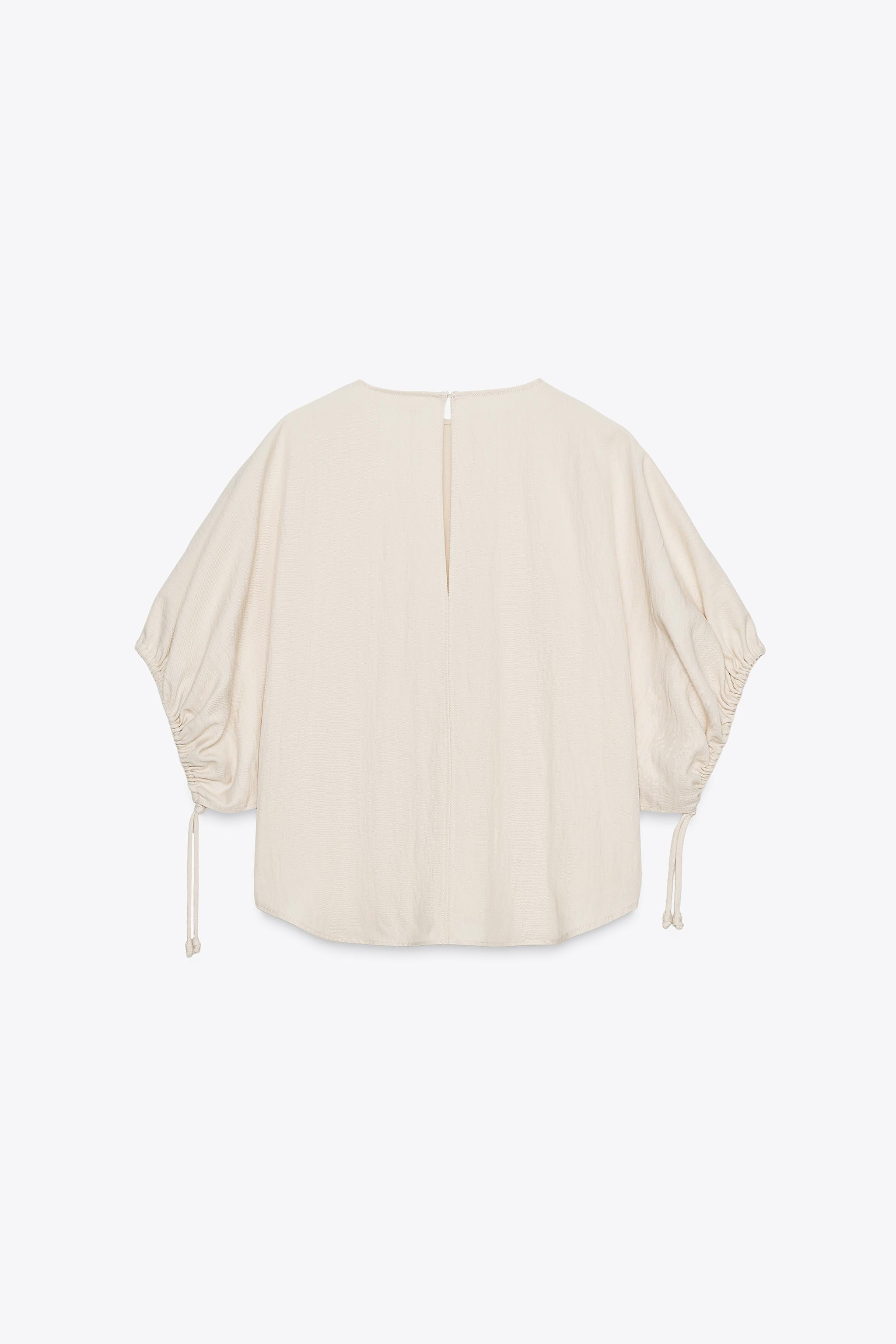 ZW COLLECTION PUFF SLEEVE BLOUSE | Zara UK