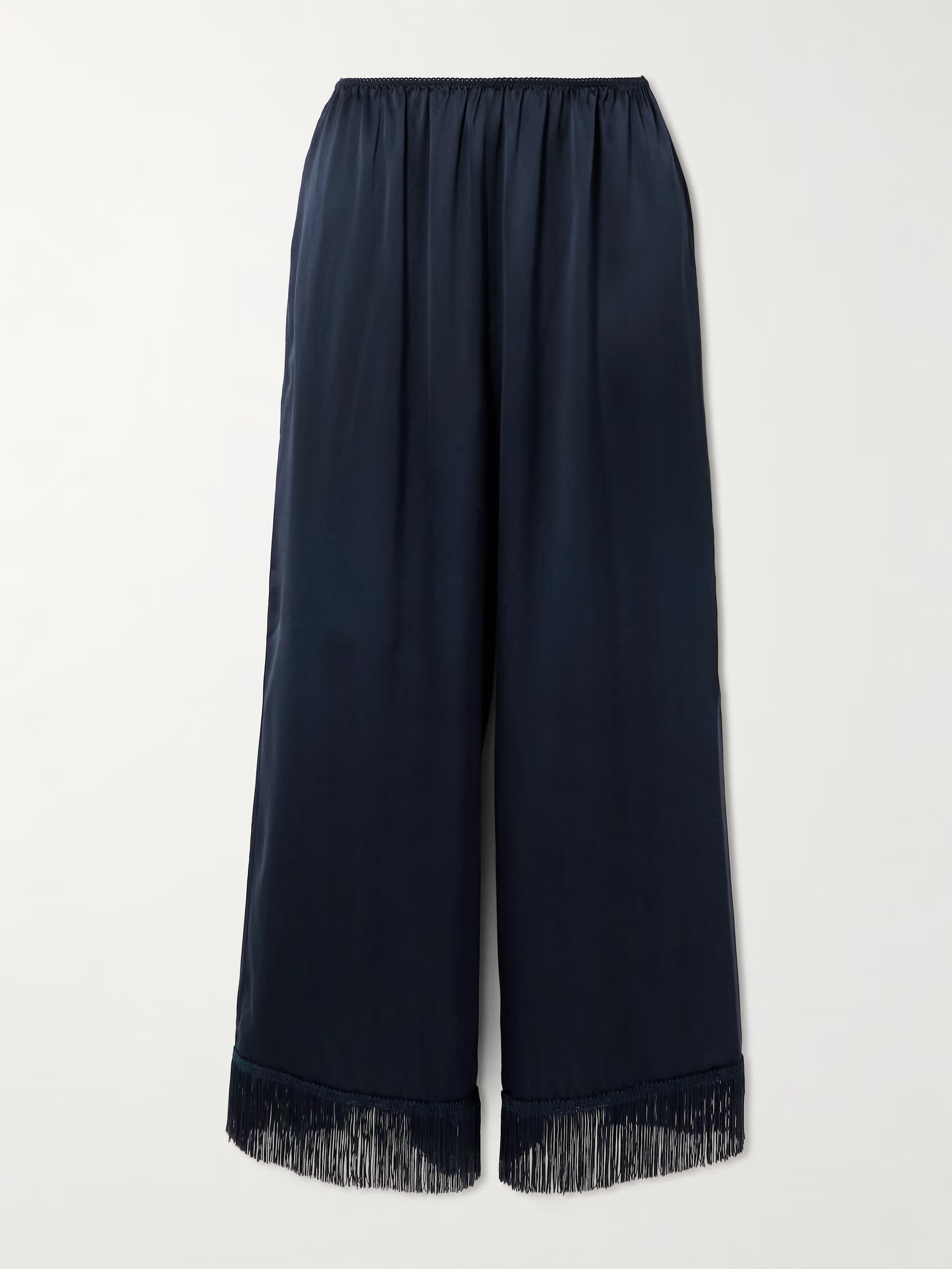 Lavon fringed silk wide-leg pants | NET-A-PORTER (UK & EU)