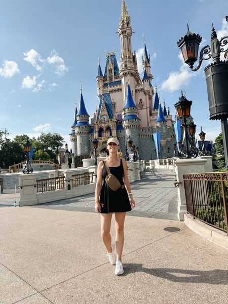 Dress runs a bit small, if between sizes go down a size. (Built in bra and shorts) 
Sneakers run a half size big
Disney outfit

#LTKover40 #LTKSeasonal #LTKFind