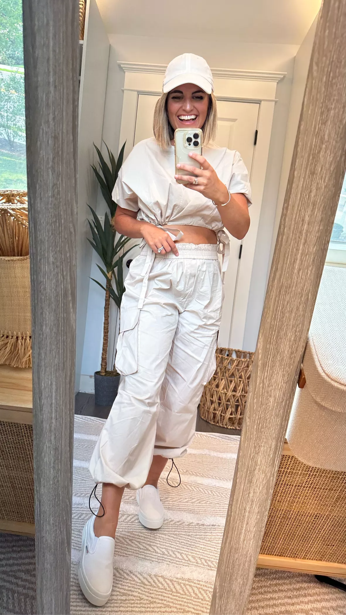 White Cargo Pants curated on LTK