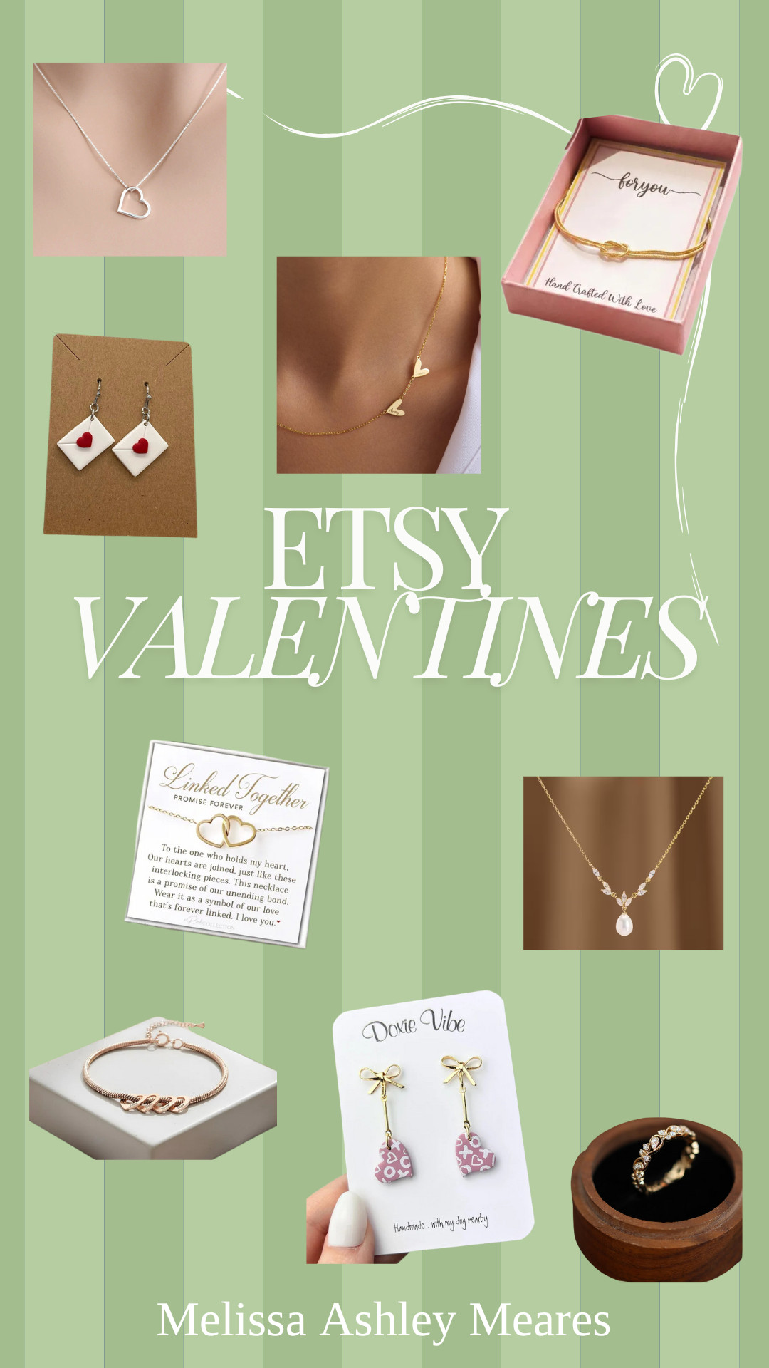 Etsy Valentine’s jewelry 💕
Handmade, meaningful pieces that feel extra special. Perfect for gifting or treating yourself this Valentine’s season.

gold necklace, silver necklace, heart jewelry, gold bracelet, silver bracelet, pink earrings, dainty ring, pearl necklace 

 #EtsyFinds #ValentinesJewelry #HandmadeStyle #LTKFinds #LTKValentine #LTKselfcare #LTKWedding