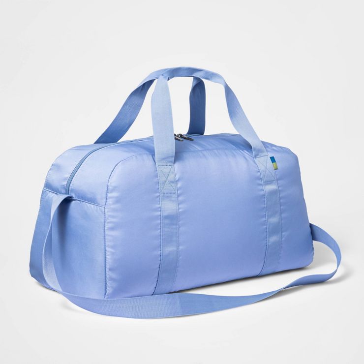 30L Packable Duffel Bag Blue - Open Story™ | Target