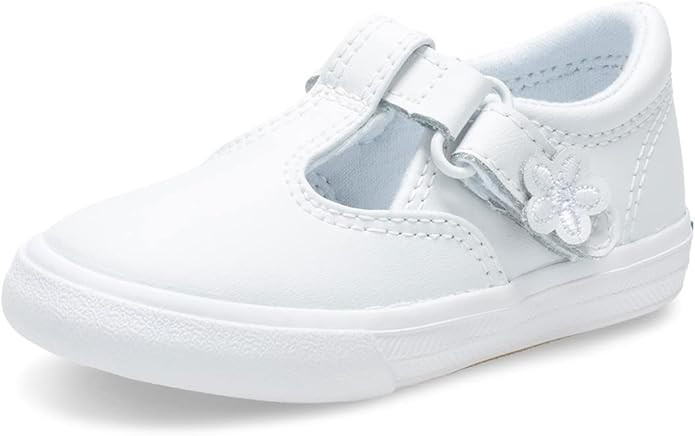 Keds Daphne T-Strap Leather Sneaker Kids | Amazon (US)